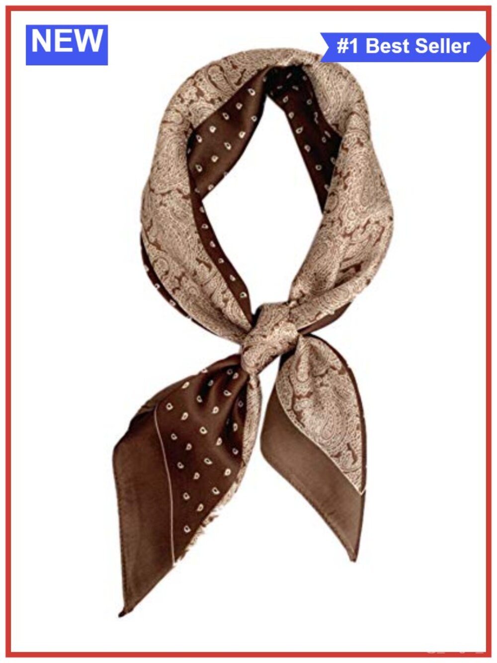 Square Satin Silk Feeling Scarf 27.5in Hair Neck Bandana Gift